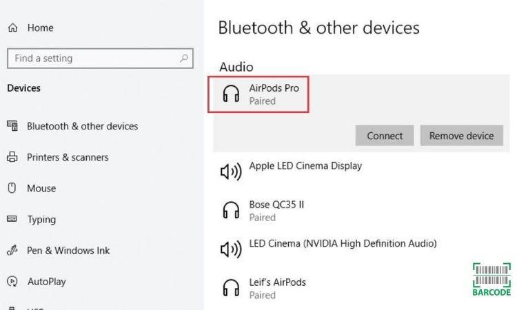 Connecting airpods without online case